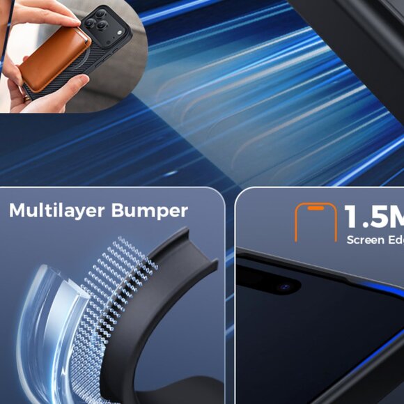 NEW Designed for iPhone 17 Pro Case with 360° Magnetic Stand - Picture 13 of 14